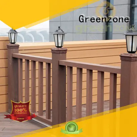 Greenzone br1 wpc wall panels designs decorative railing outside yard