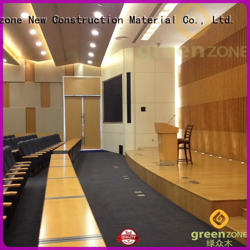 Greenzone 15910mm wood wall cladding panels wholesale public building