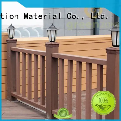 BR-1  Water-proof and no-toxic Wood Plastic Composite Outdoor Decorative Railing W1.40 x H1.20 M
