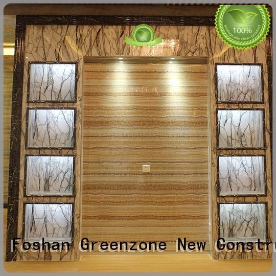 marble 2440mm indoor pvc marble sheet Greenzone Brand company