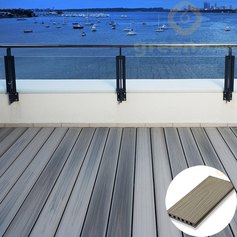Greenzone WPC Co-extrusion Outdoor Hollow Decking DEL13823- Greenzone Eco Wood 138*23mm Everlasting Series WPC Flooring image29