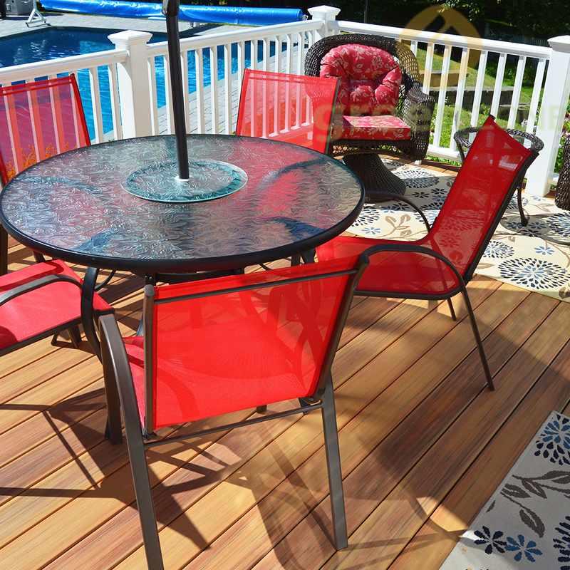 High Quality Good Color Fastness Wood Plastic Composite Outdoor