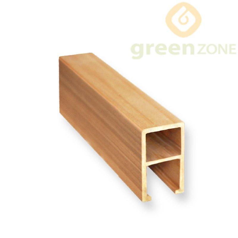 C3050   Natural Texture Wood Plastic Composite Interior Clip Ceiling board 30*50mm