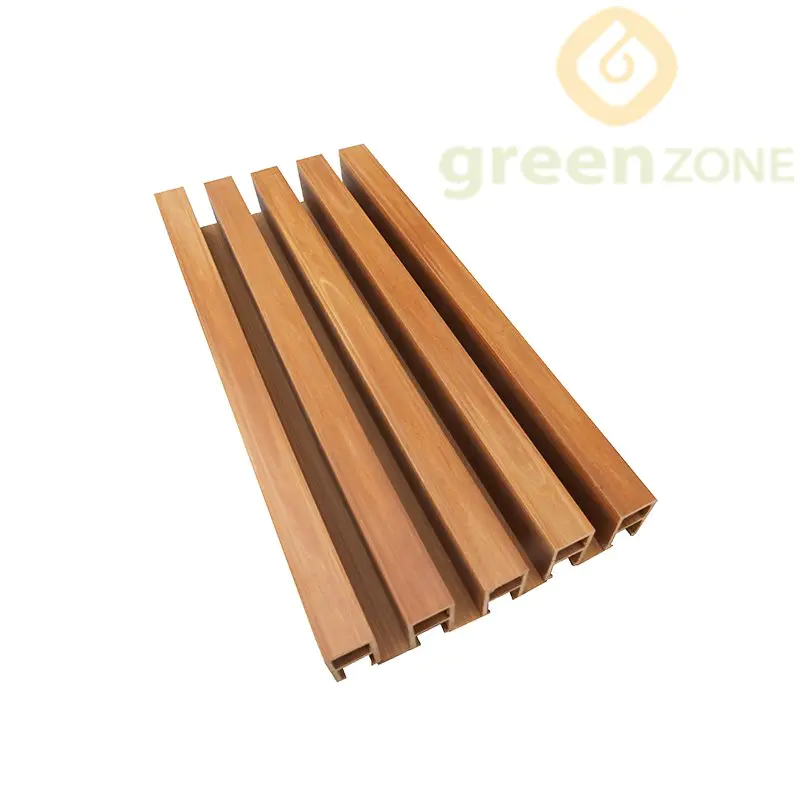 C3050   Natural Texture Wood Plastic Composite Interior Clip Ceiling board 30*50mm