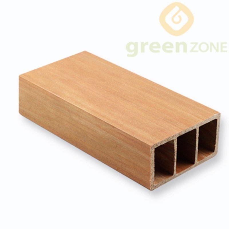 B100  Greenzone Hot-sell water-proof and rot-proof  Eco-wood Timber Tube 50*100mm