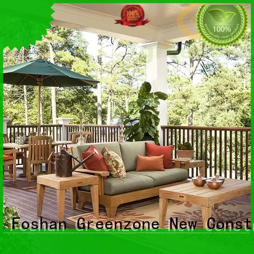 natural composite wood Greenzone Brand wood decking material factory