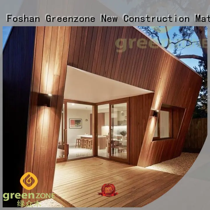 Greenzone original wpc design panel wood plastic house