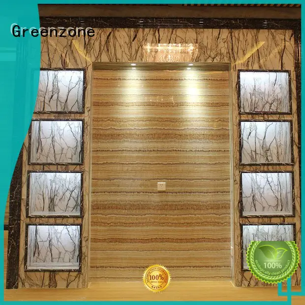 Greenzone 2440mm uv pvc marble sheet manufacturer for wall