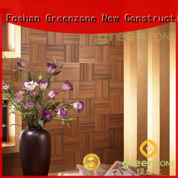Greenzone composite wood mosaic wall manufacturer garden