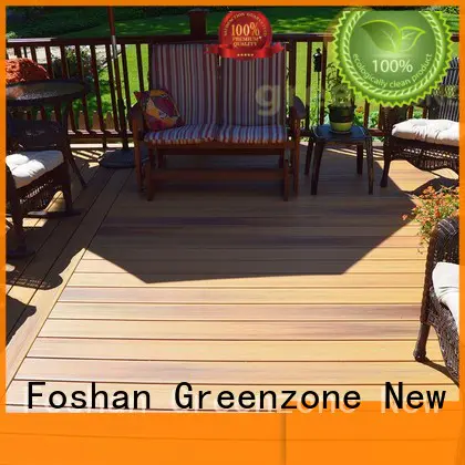 Greenzone wood composite patio wood flooring solid resort