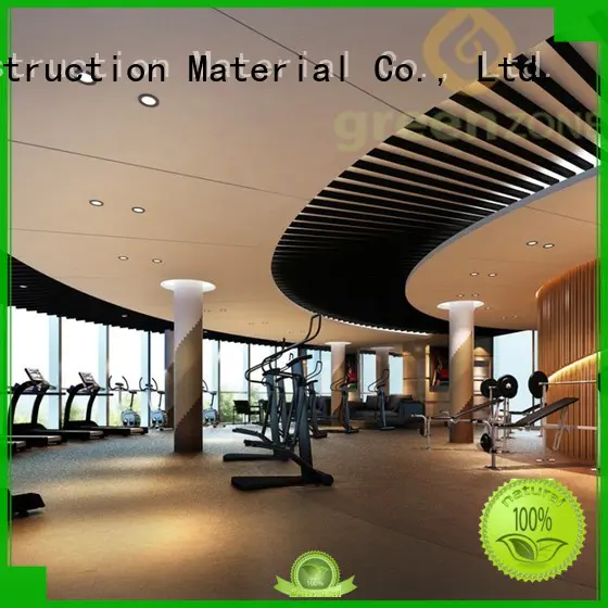Quality Greenzone Brand wood ceiling planks indoor