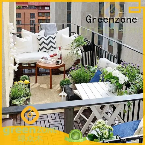 plastic wood decking coextrusion greenzone outdoor Greenzone Brand company