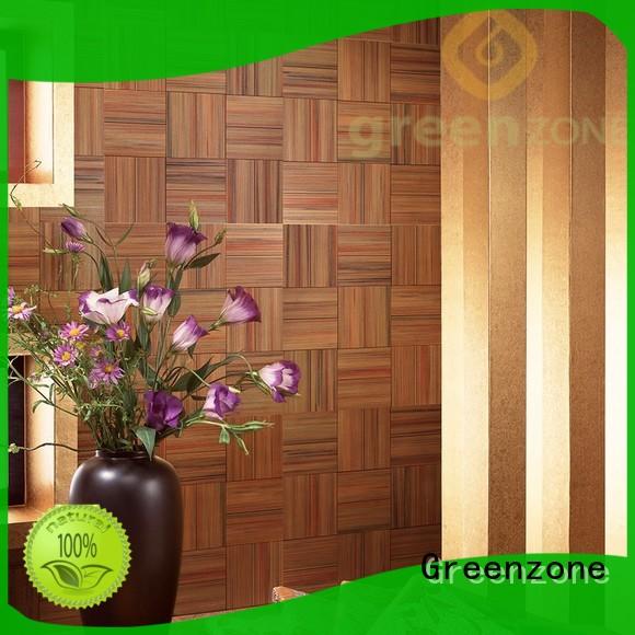 Greenzone best wood mosaic laminate floor swimming pool