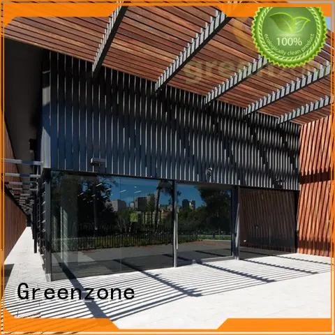 Greenzone rotproof wpc classic deck customization for house