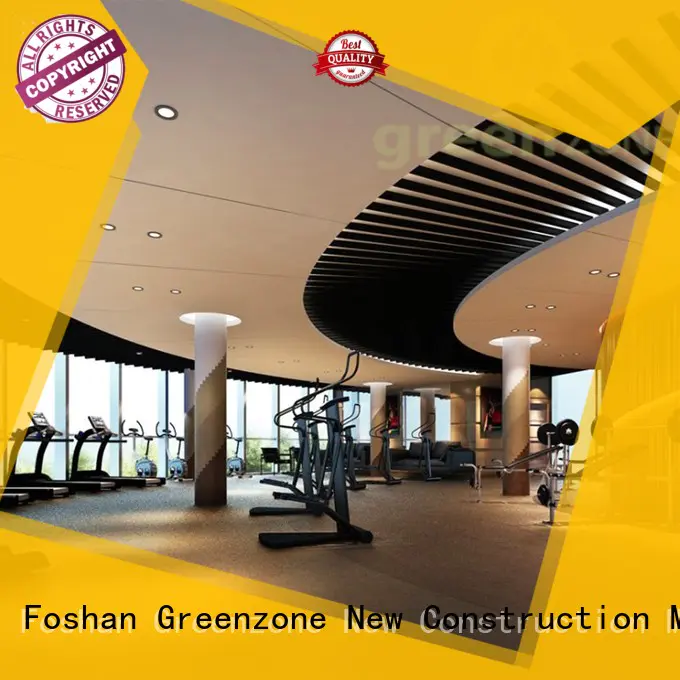 install wood wpc ceiling texture Greenzone company