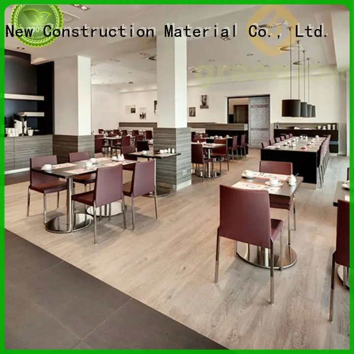 Greenzone noiseless cool vinyl flooring restaurant