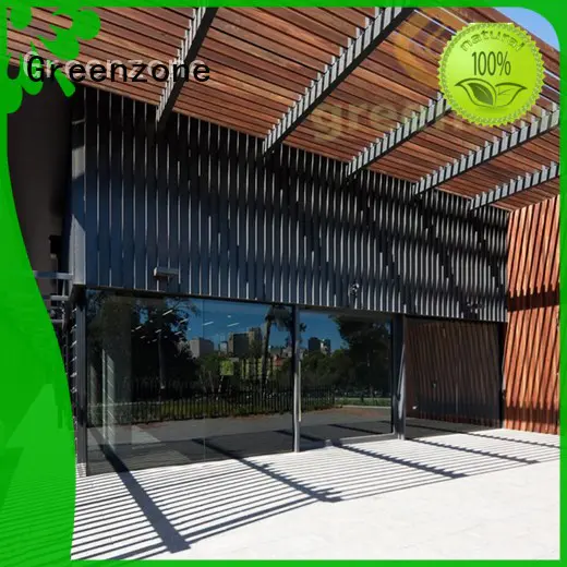 Greenzone custom hardwood timber cladding outdoor hotel