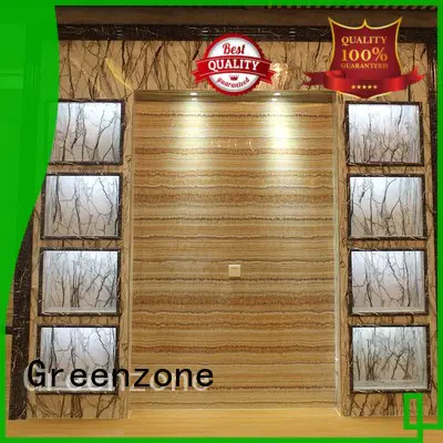 Hot panel pvc marble sheet waterproof 2440mm Greenzone Brand