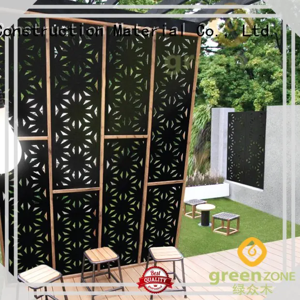 Greenzone waterproof wood wall art wood plastic garden