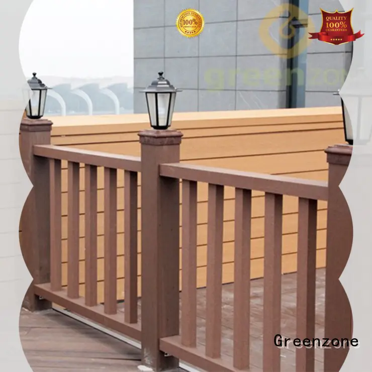BR-1  Water-proof and no-toxic Wood Plastic Composite Outdoor Decorative Railing W1.40 x H1.20 M