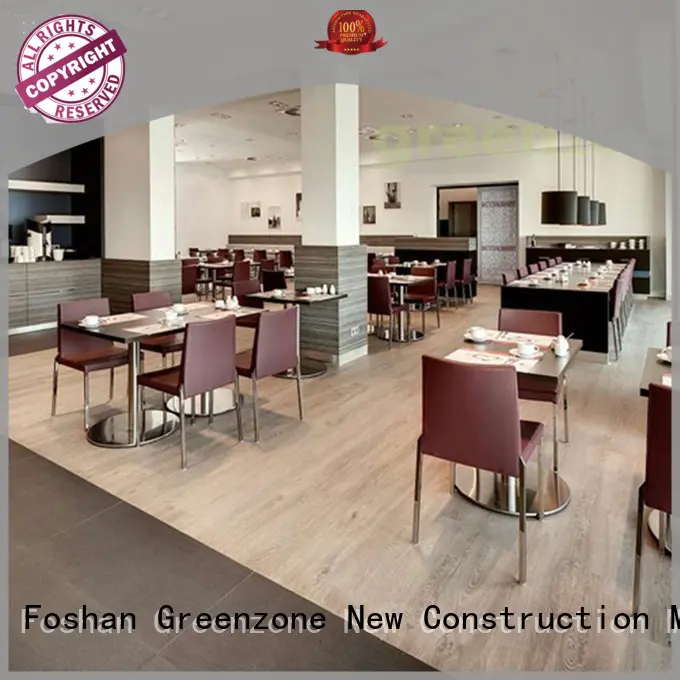 Greenzone noiseless vinyl flooring manufacturers modern design restaurant