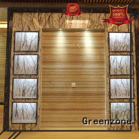 Custom waterproof indoor pvc marble sheet Greenzone 2440mm