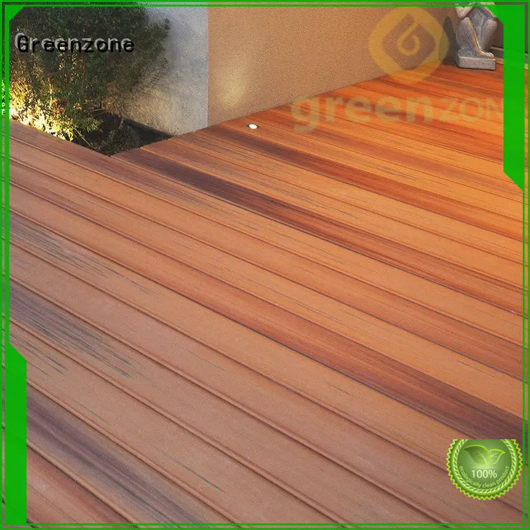 Greenzone coextrusion balcony wood flooring wholesale dining room