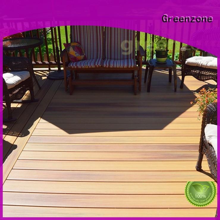 Greenzone wood composite hardwood decking boards wall covering shopping mall