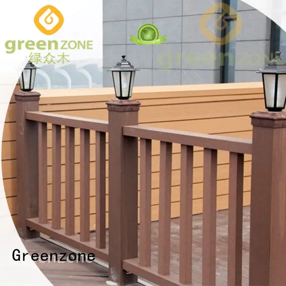 Greenzone no toxic carved wood wall art decorative railing outside yard