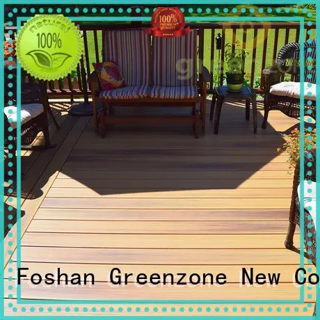 Greenzone round composite decking suppliers hollow shopping mall