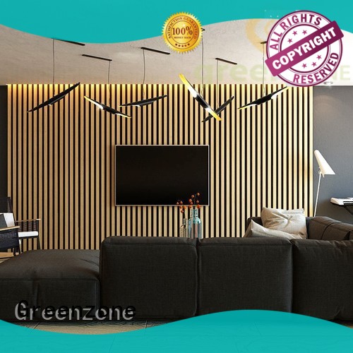 Greenzone solid mesh WPC louvre panel customization hotel