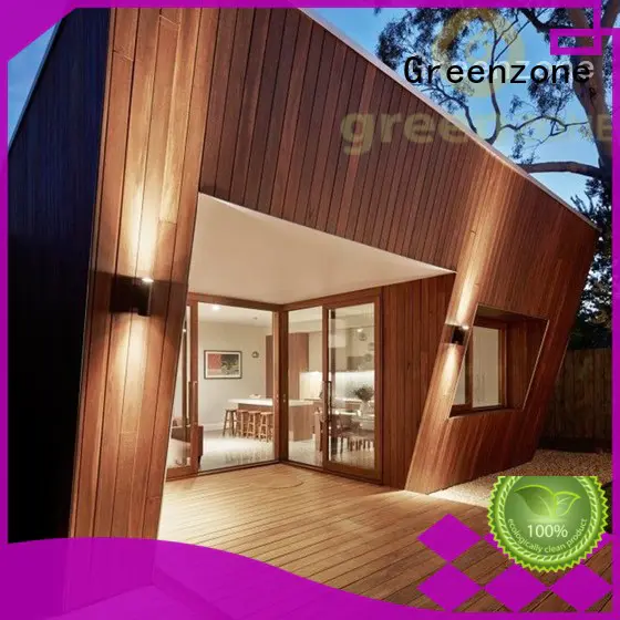 Greenzone exterior plastic wood effect cladding manufacturer house