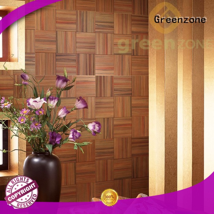 wpc antitermite Greenzone Brand wood mosaic art factory