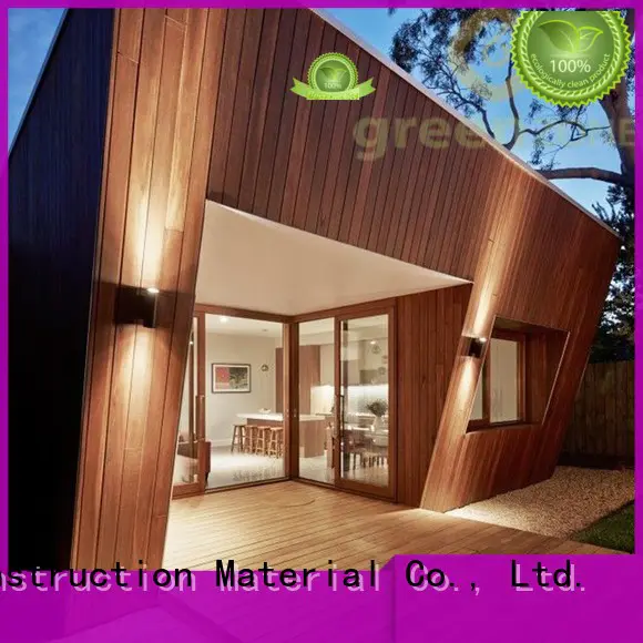 Greenzone coextrusion wood plank wall paneling panel house