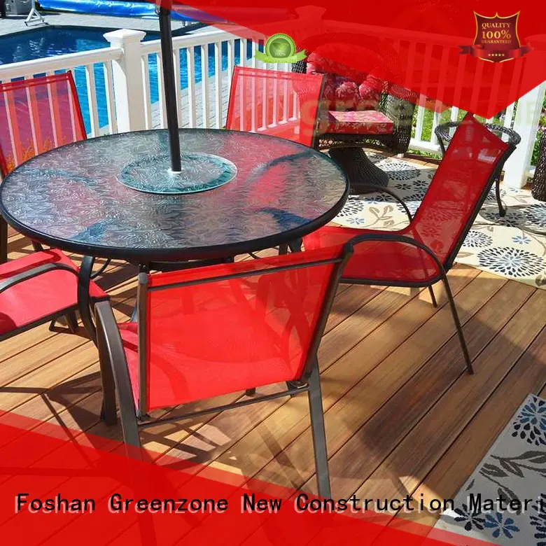 wood decking material plastic decking outdoor Greenzone Brand