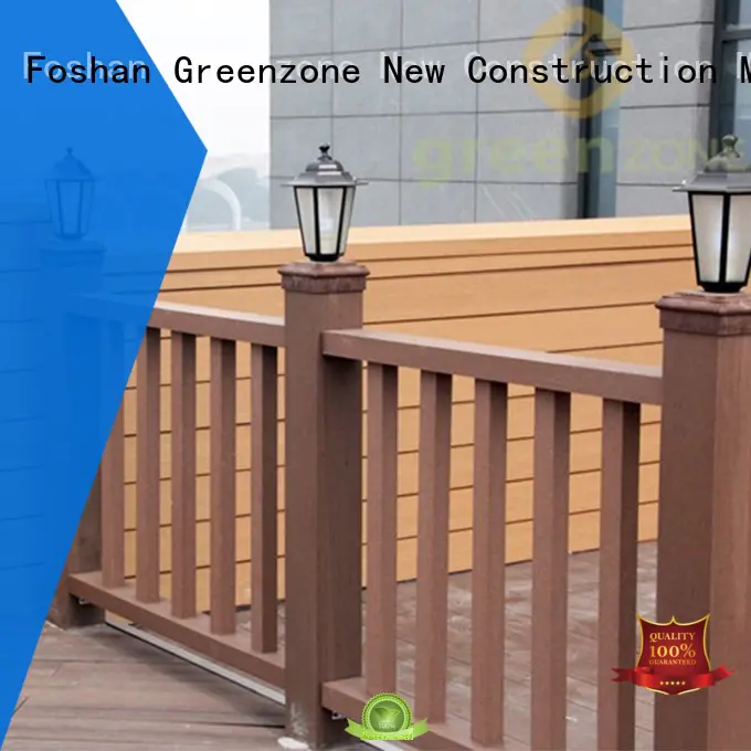 Custom outdoor wooden outdoor furniture railing Greenzone