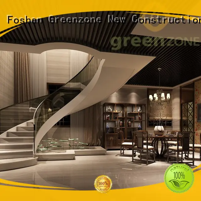 Greenzone 30100mm outdoor wood ceiling panels recyclable for house