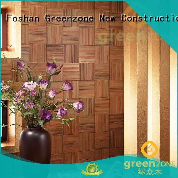 wpc 300300mm Greenzone Brand wood mosaic art factory