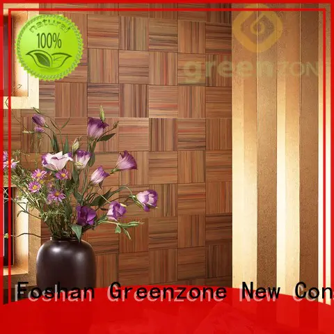 Greenzone composite wood mosaic wall manufacturer swimming pool