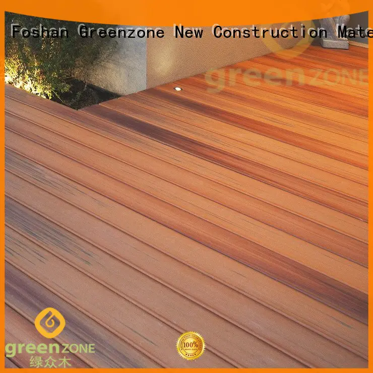 Greenzone wood outdoor wood decking wholesale dining house