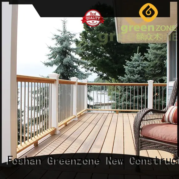 Greenzone hotselling wpc wood plastic composite hollow shopping mall