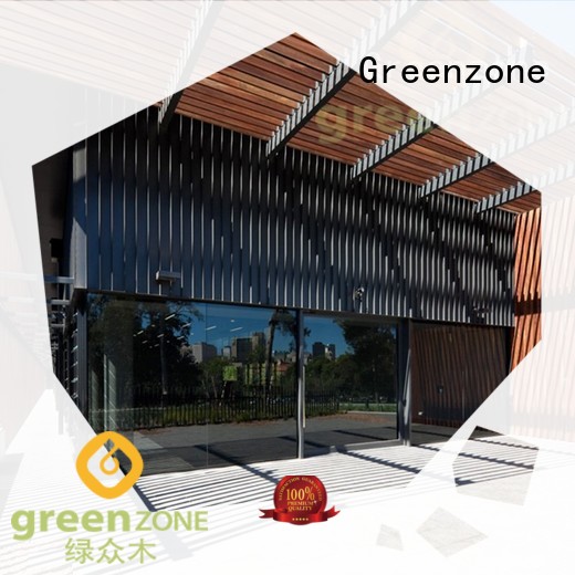 Greenzone 5050mm WPC louvre panel outdoor boardwalk