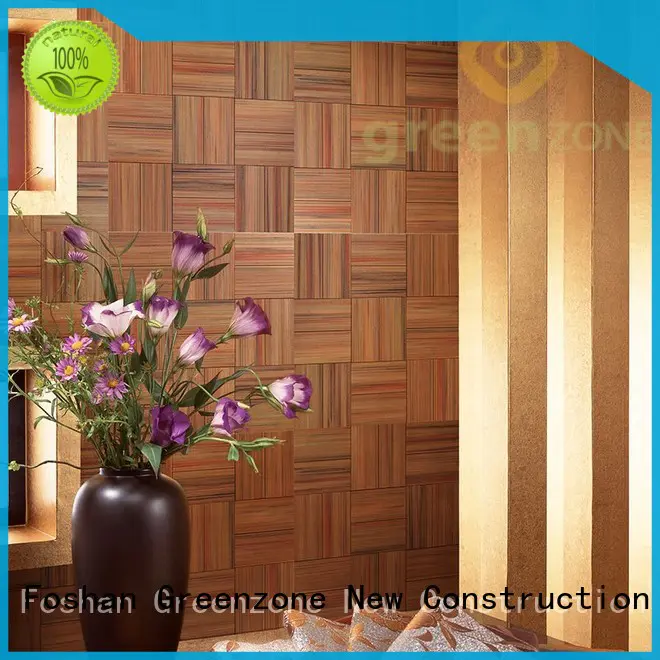 best wood mosaic art indoor thermal modified wood garden