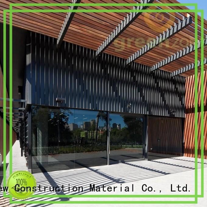Greenzone material hardwood timber cladding outdoor for house
