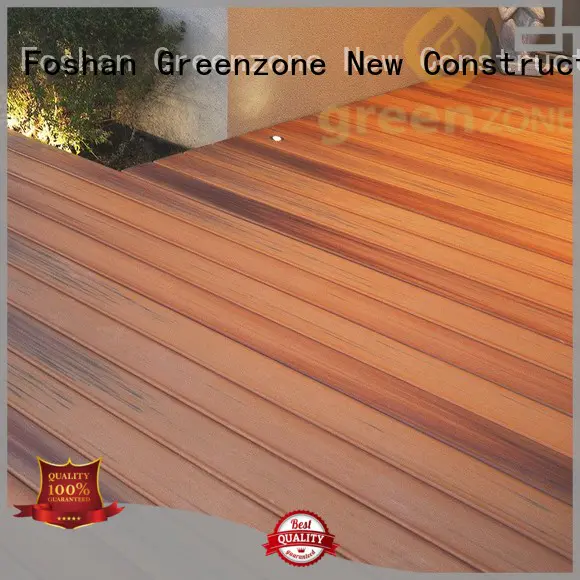 ecowood Custom antislip design hardwood decking supply Greenzone solid