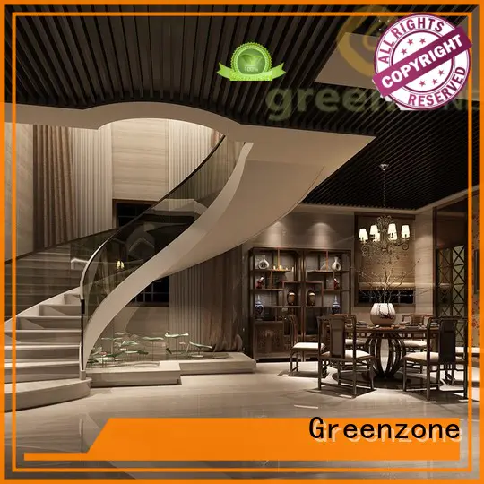 Greenzone clip wood ceiling tiles recyclable