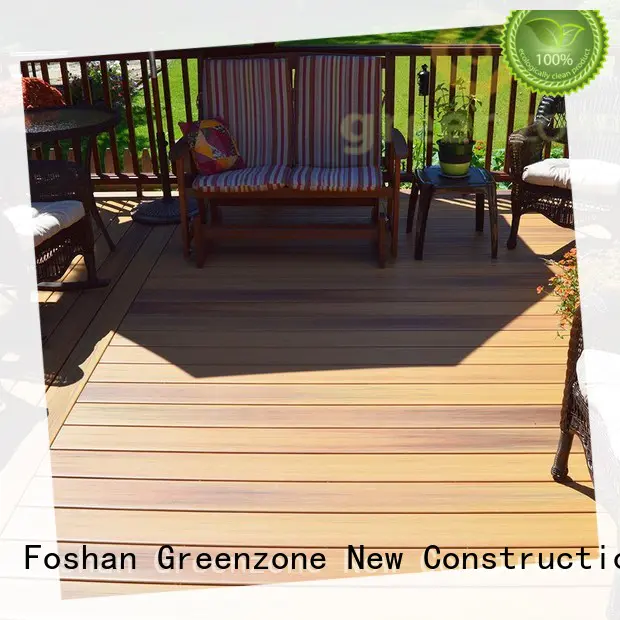 Greenzone wall decorative patio wood flooring hollow resort
