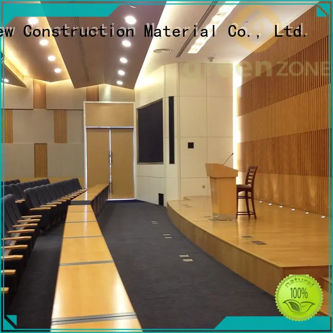 Greenzone acoustic reclaimed wood planks for walls supplier public building